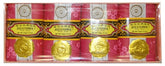 Bee & Flower Rose Soap Large, 4.4 oz. (pack of 4 bars)